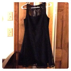 Black lace dress
